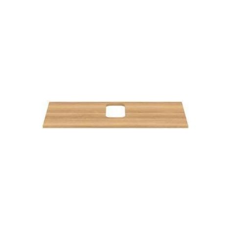 IS WT-Platte i.life B mittigerAusschnitt f.1 Wand-WT 1002x507x18mm Eiche Natur (1/2)