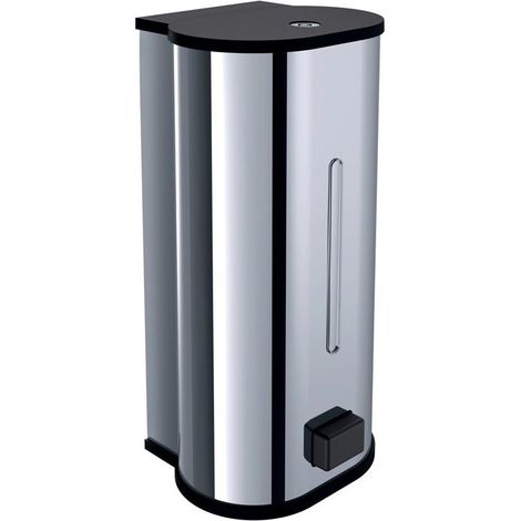 Distributeur de savon Emco SYSTEM 02 modèle mural. 800 ml chromés