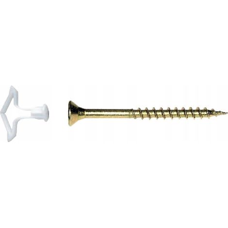 Taco de expansión GL para placas de yeso Ø 8 con tornillo 3,5x45mm, [OP 6] (1/2)