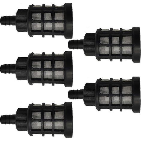 Raccords de tuyau haute pression, tête de connexion pour filtre à eau de machine à laver, empêche les débris de pénétrer, pour tuyau d'arrosage et nettoyage extérieur (lot de 5) (1/2)