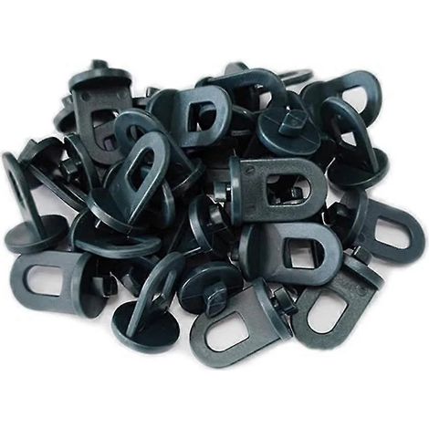 Lot de 100 crochets de suspension pour serre, clips de fixation en plastique pour serre, accessoires d'isolation pour serre (1/5)