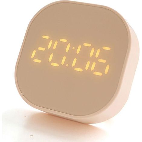 Réveil numérique multifonctionnel magnétique à LED avec capteur intelligent, un réveil mignon pour enfants. (1/5)