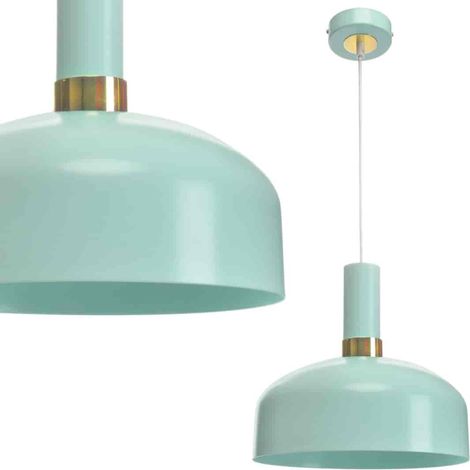 Lámpara colgante Malmö menta 1xE27 (1/5)