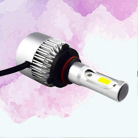 2 Stück S2 LED-Scheinwerferlampe, 36 W, 9–32 V, 8000 lm, wasserdicht, Fernlicht, Abblendlicht, integrierter Scheinwerfer, Autoscheinwerfer (9006) (1/5)