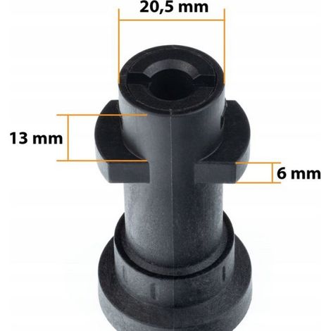 Tuyau de Nettoyage Canalisation 10 m – Buse Ressort Laiton 60°C Compatible avec Kärcher K2–K7 Bayonet (1/5)
