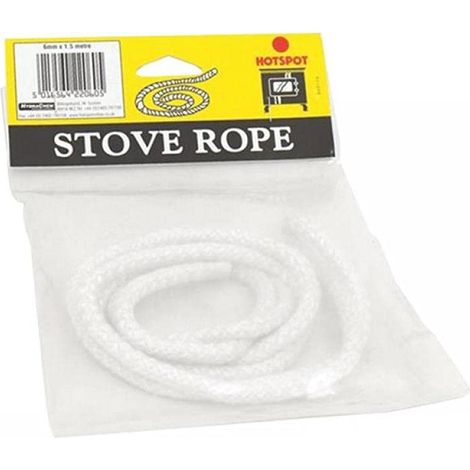 Corde transparente pour poêle 12 mm x 25 m