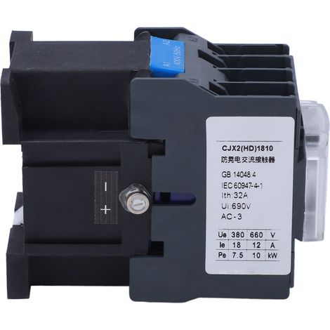 Contacteur électrique anti-vibrations à aimant permanent 3 contacts normalement ouverts, 18 A, 220 V CA (1/5)