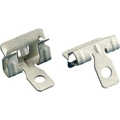 H-Klammer 2H4 - Fixation Pour Câble Et Accessoires Sur Bride Ou Profilé En Acier - Pour Poutres Standard - 1 Pièce