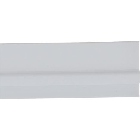 Paraspifferi Sottoporta con Pinna in Gomma Bianco 25 Pezzi 1 mt