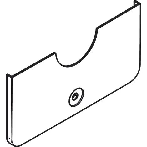 Hansgrohe Botón softsquare termostato T42 E abajo ECO, acabado: Negro mate, 94956670