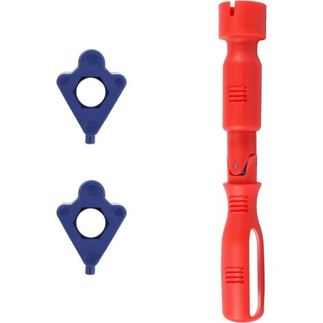 Llave para bisagras de asiento de inodoro, llave universal para instalación de asientos de inodoro, llaves de montaje de asientos de inodoro, herramienta de montaje de 10/13/17 mm (1/5)