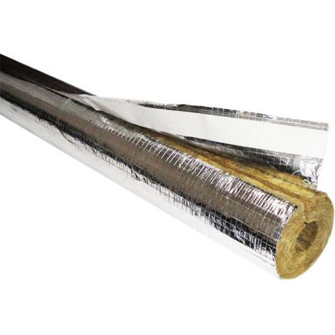 Isover Rohrisolierung Rohrschale U Protect Pipe Section Alu2 Isolierschale 42x30mm 1 Stück 7493042