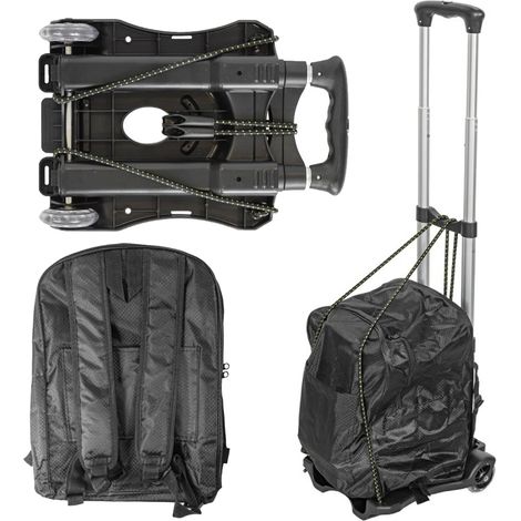 Carro de plataforma plegable con bolsa (capacidad 40kg) (1/4)