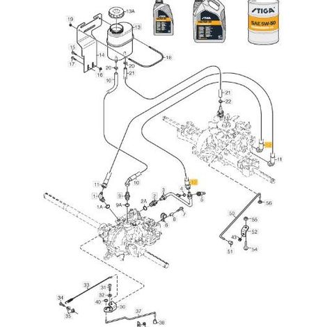 TUBO IDRAULICO 90-RAK UTV. 3/8 ORIGINALE STIGA - 1137-0212-01