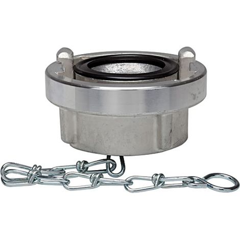 Riegler Storz-Blindkupplung, Kette, Alu, Storz-Größe 52-C, KA 66 mm (1/3)