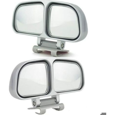 Rétroviseur Angle Mort - Plastique Et Métal - Pour Extension Champ De Vision Conducteur - 13 x 4 x 7 5 Cm - 2 Pièces