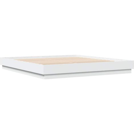 Maison Exclusive - Estructura de cama madera de ingeniería blanca (1/5)