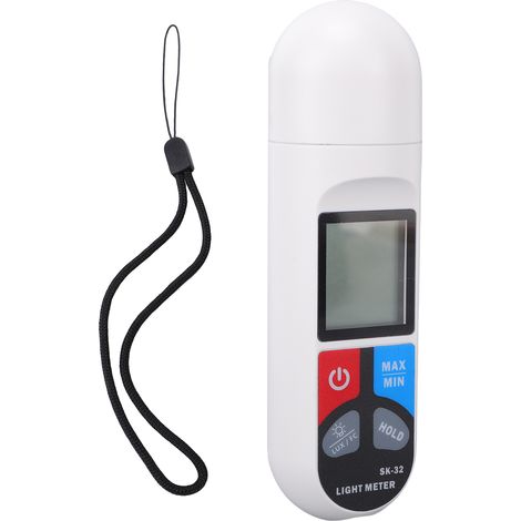 Luxmètre numérique haute précision SK-32, 0.1 à 200000 Lux portable avec écran LCD et arrêt auto (1/5)