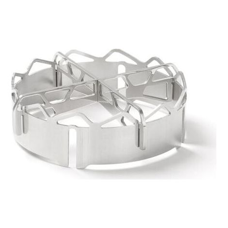 Pair Lntyq Pare-vent de Poêle à Gaz, évidé Léger en Acier Inoxydable Réchaud de Camping Pare-brise de Camping en Plein Air Réchaud à Gaz Anneau Coupe-vent Matériel de restauration extérieur (1/5)