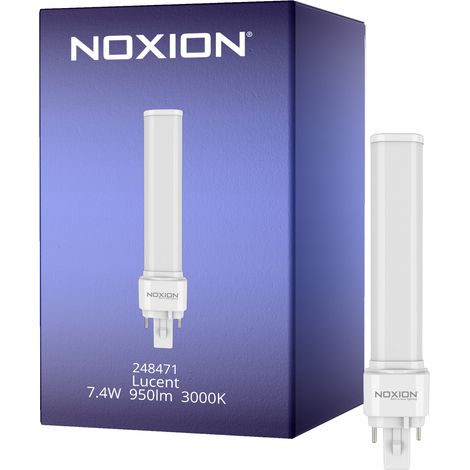 Noxion Lucent PL-C LED 7.4W - 830 Blanc Chaud Équivalent 26W (1/3)