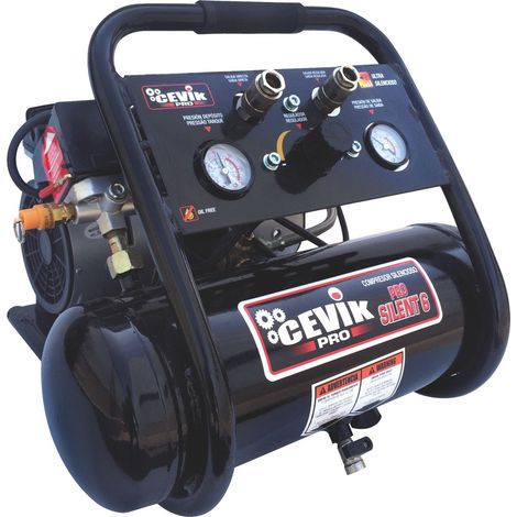 COMPRESOR CEVIK SILENCIOSO 6LT 1HP (1/5)