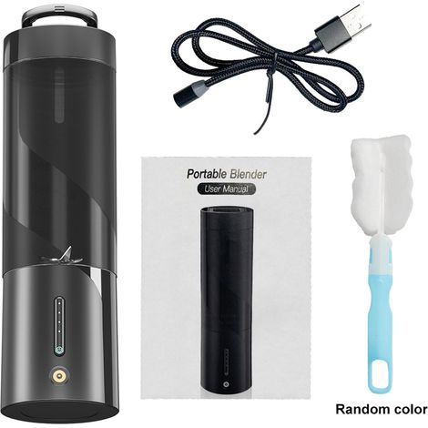 Blender Portable Sans Fil HD-08 450ml Étanche IPX8 Rechargeable Magnétique 6 Lames Acier Inox pour Smoothies et Jus (1/5)