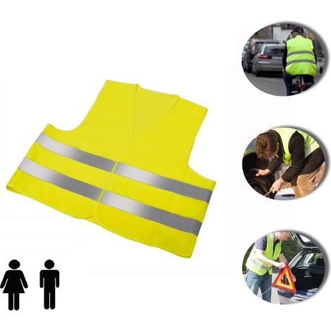 Chaleco reflectante para emergencias (Talla única) - Color amarillo mws1794 (1/3)