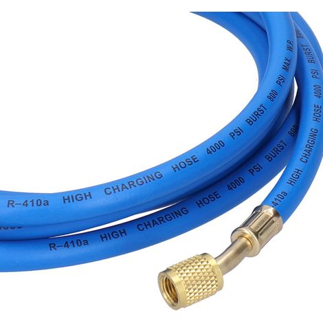 Tuyau de recharge de réfrigérant pour climatiseur, accessoire d'outil d'ajout de réfrigération de climatisation(Double joint standard anglais 1Pc 3 mètres ) (1/5)