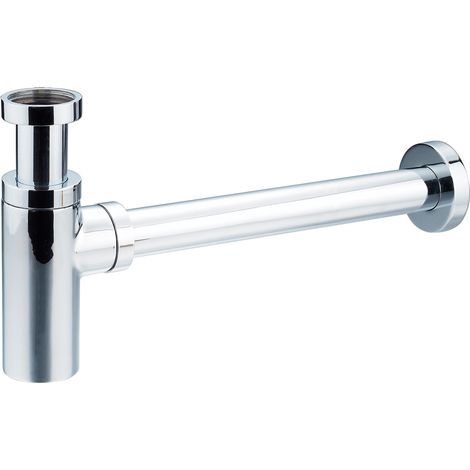 Sifón telescópico de lavabo Minimalista, 1”1/4 latón cromado (1/2)