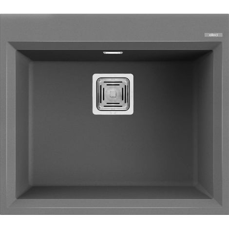 Lavello Elleci Incasso 1 vasca 57x50 Karisma 105 Keratek Plus Grigio Dark Grey LKK10599 (1/2)