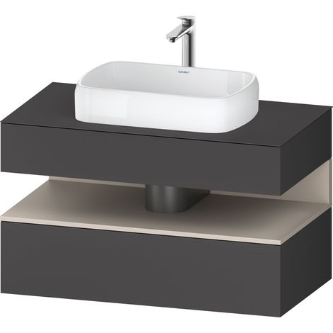 Duravit Collection One Meuble sous-vasque sur console, 1 tiroir, (1/2)