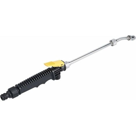Lance de pulvérisation Pulvérisateur à Pression réglable Pulvérisateur Haute Pression 48 cm avec Outil d'arrosage à poignée Amovible (1/4)