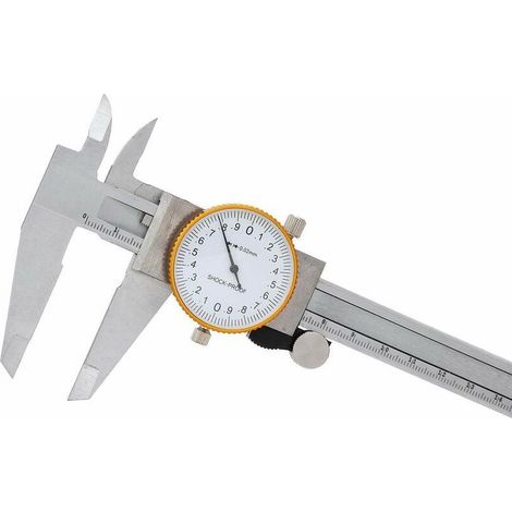 janue Foot to Slide to Dial 200mm 8 in stainless steel Head Precision Shockproof and Locked Micrometer to Gauge 4 Channels 401231 (1/3)