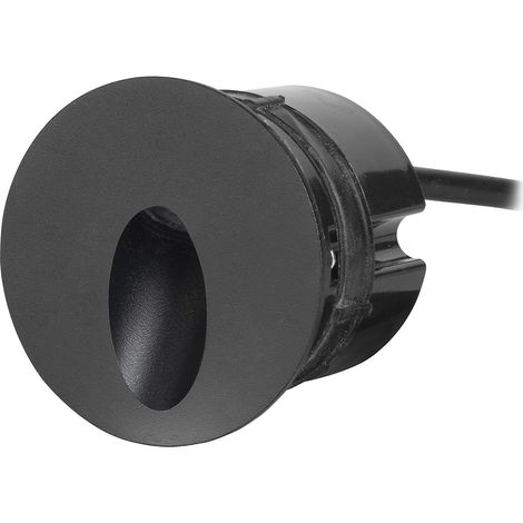 Forlight Encastrés De Mur Ip65 Icon Round Led 2.2W 3000K Noir 61Lm (1/4)