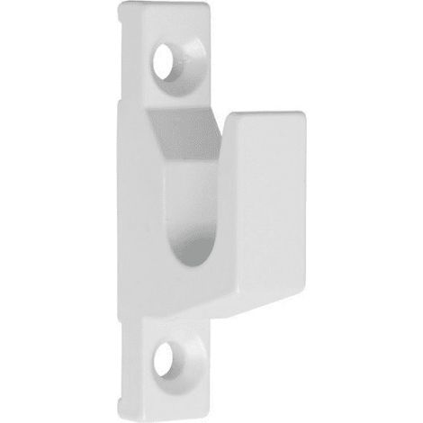 Gâche aluminium 6303 pour poignée de fenêtre à olive argent - LA CROISEE DS