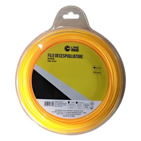 C FILO DECESPUGLIATORE TONDO YELLOW-R MM2.4X100M