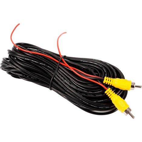 15 m RCA vers RCA mle vers mle AV cble Audio vidéo cordon pour voiture caméra arrière lecteur DVD CD TV Box (1/5)