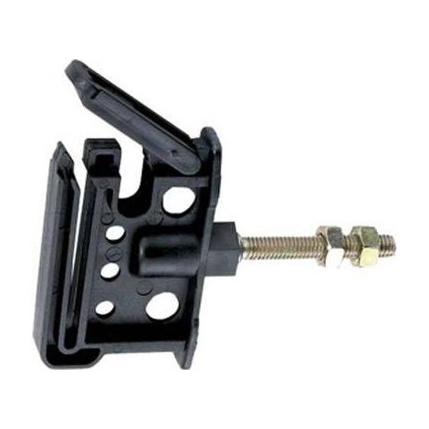 ISOLATORE ELETTRORECINZIONE PIATTO VITE FERRO
