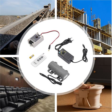 Gebürsteter Vibrationsmotor, Geschwindigkeit Einstellbar, Fernbedienung mit Netzteil, für Shaker Machine Massager (12V) (1/5)