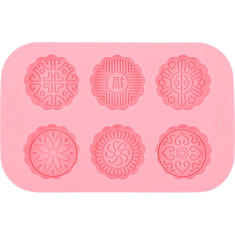 Moule à Glace et Savon 6 Emplacements DIY pour Gâteaux et Mooncakes (1/5)