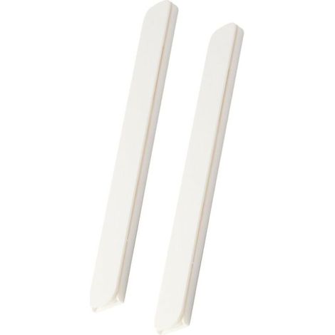 SABIR 4 Pièces(2 paire)Glissière De Tiroir Guide De Tiroir Auto-adhésif Multifonctionnelle Remplaçable Pour Tiroirs Glissière Blanc 26.4 x 3 cm (1/4)