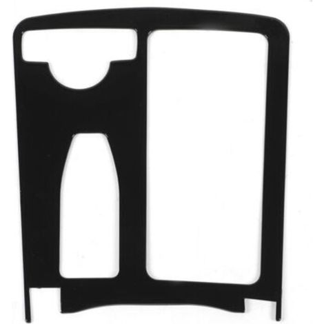 Garniture de lunette de porte-gobelet de console centrale 2046800307, remplacement résistant aux rayures pour Benz Classe C W204 2007 à 2014, noir brillant (1/4)