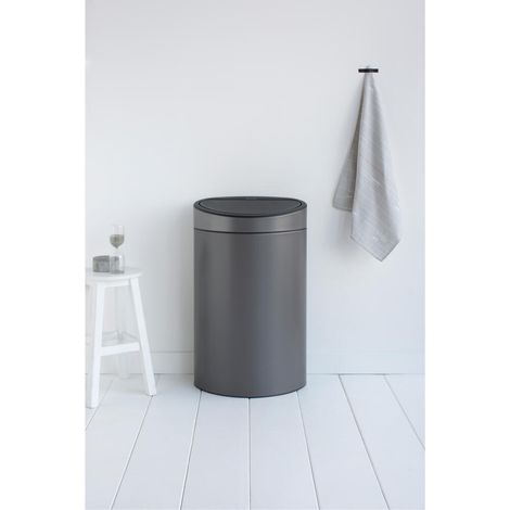 Tretmülleimer Brabantia Soft Touch 40 Liter platinum (1/5)