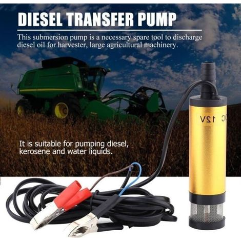 Elektrische Pumpe zum Betanken mit Kerosin, Diesel und Wasser, 12 V Gleichstrom, Pink Life