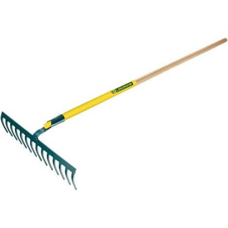 Râteau cailloutis 14 dents manche bois 150 cm certifié PEFC 100% - Leborgne