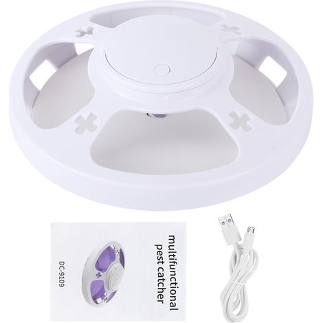 Piège à moustiques suspendu, dispositif anti-insectes volants, tueur de nuisibles, 4 modes lumineux, connexion USB (1/5)