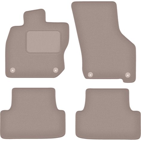 Tapis en velours beige pour Volkswagen Golf VIII eTSI alltrack, berline, break, variante (2020-)