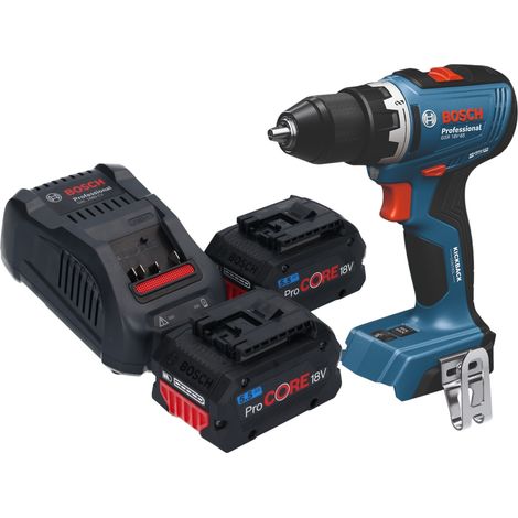 Bosch GSB 18V-65 Professional Perceuse-visseuse à percussion sans fil 18 V 65 Nm Brushless + 2x batterie ProCORE 5,5 Ah + chargeur (1/3)