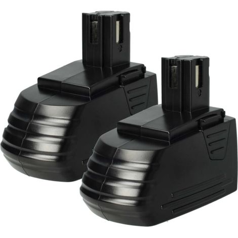 2x Batterie compatible avec Hilti SFL 12/15 Flashlight, SID 121-A, SF121-A outil électrique (3000 mAh, NiMH, 12 V) - Remplacement pour SFB121, SFB126, SFB126A (1/4)