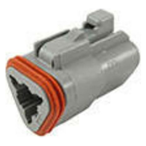 TE Connectivity DT06-3S-C015 Cosse cylindrique mâle femelle, droit Nombre total de pôles: 3 Série (connecteur rond): DT 1 pc(s) W501591 (1/3)